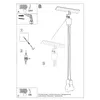 Lampa wisząca DIEGO 3 czarna